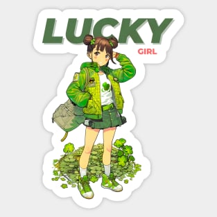 Lucky Girl Sticker